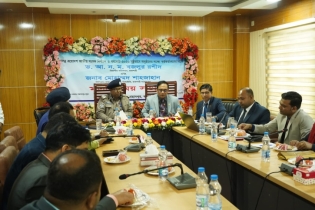 শাজাহানপুরে নির্বাচন কার্যক্রম সমন্বয় বিষয়ক মতবিনিময় সভা